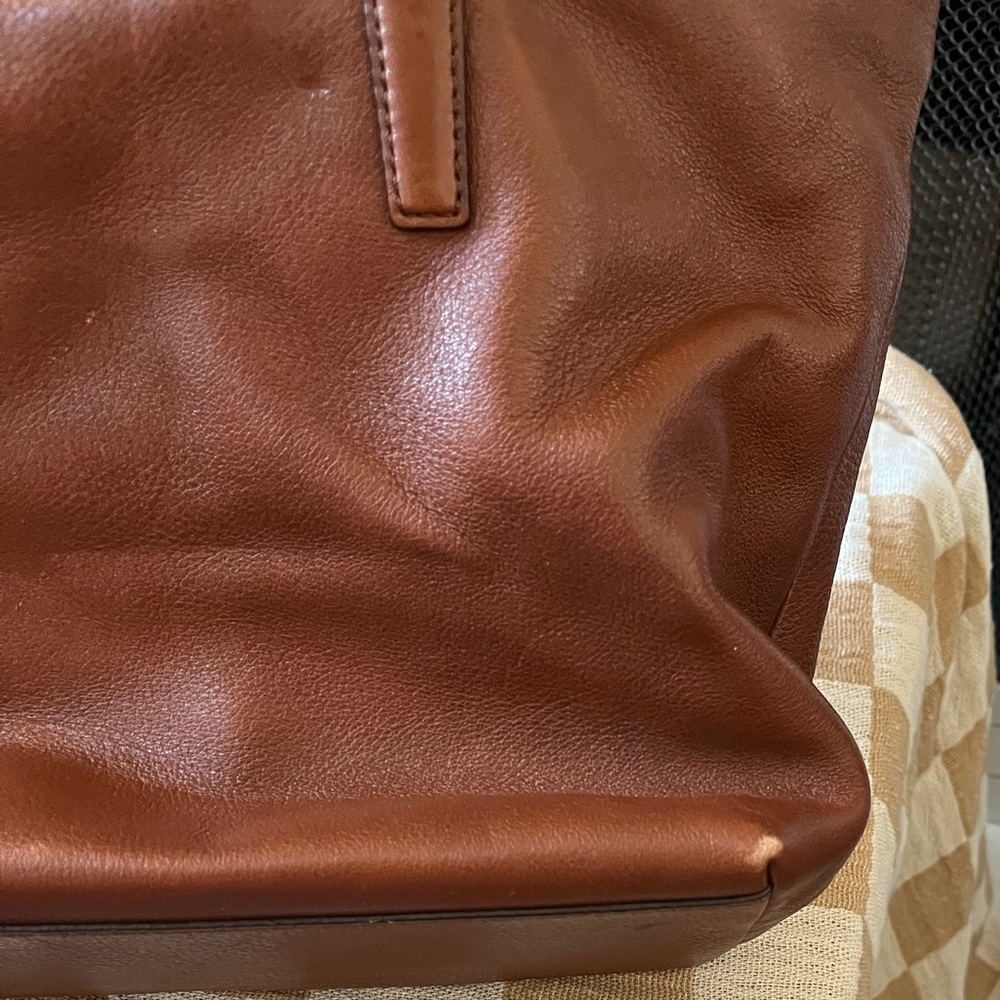 Brown leather coach purse - Picture 9 of 10